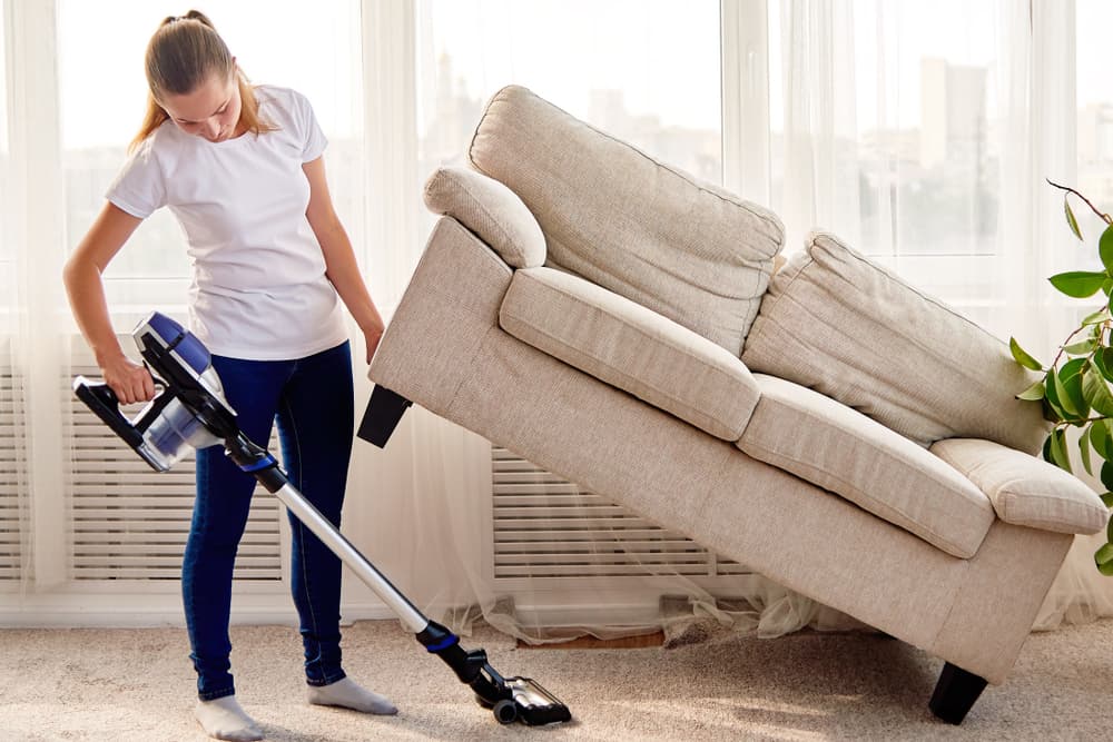 How do you clean difficult to reach places