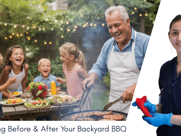 Cleaning Before & After Your Backyard BBQ