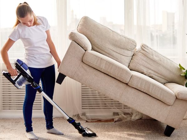 How do you clean difficult to reach places